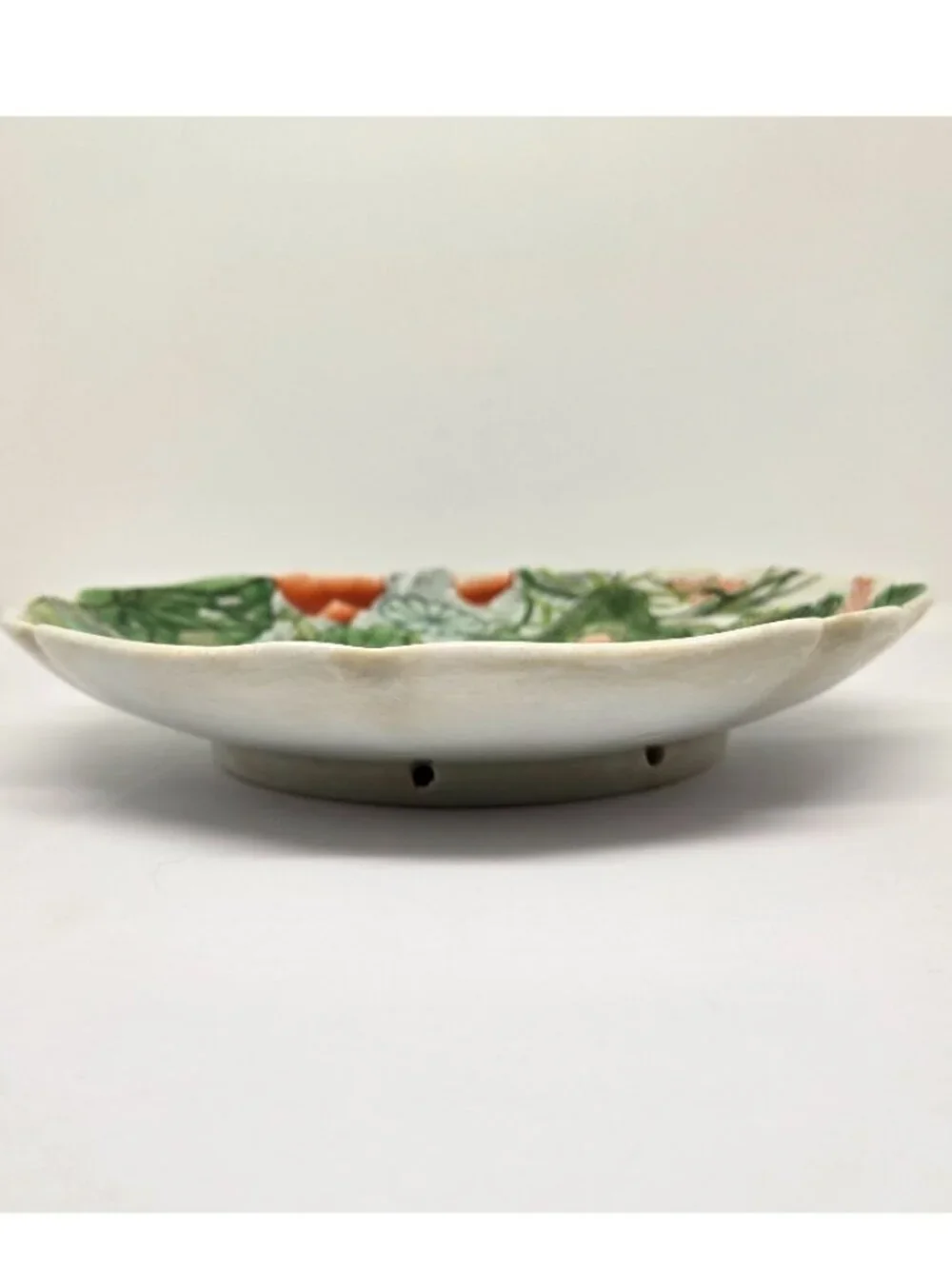 Vintage Napcoware, Lotus / Water Lilies, Wall Plate, Hand Painted In Hong Kong - Picture 4 of 9